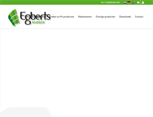 Tablet Screenshot of egberts-rubber.nl